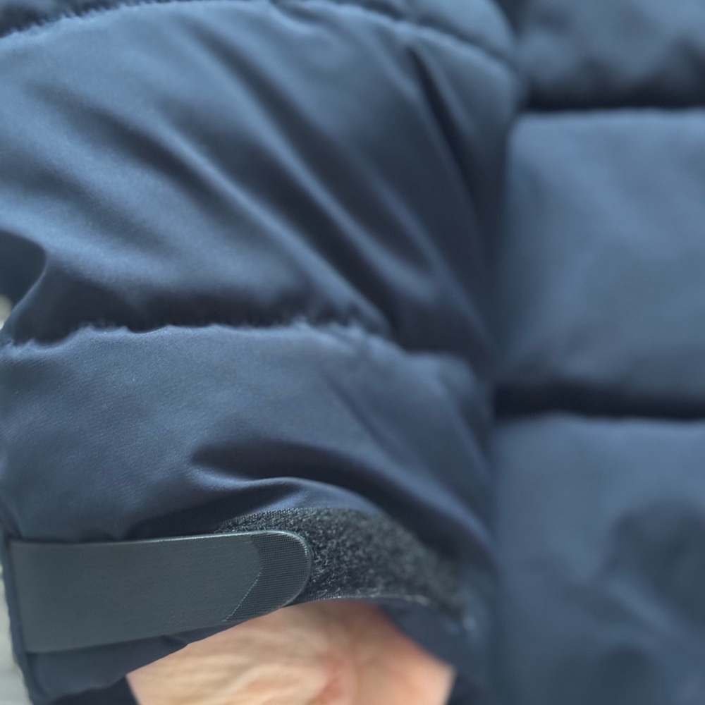 Zara Navy Puffer Jacket with Hood - Picture 5 of 6